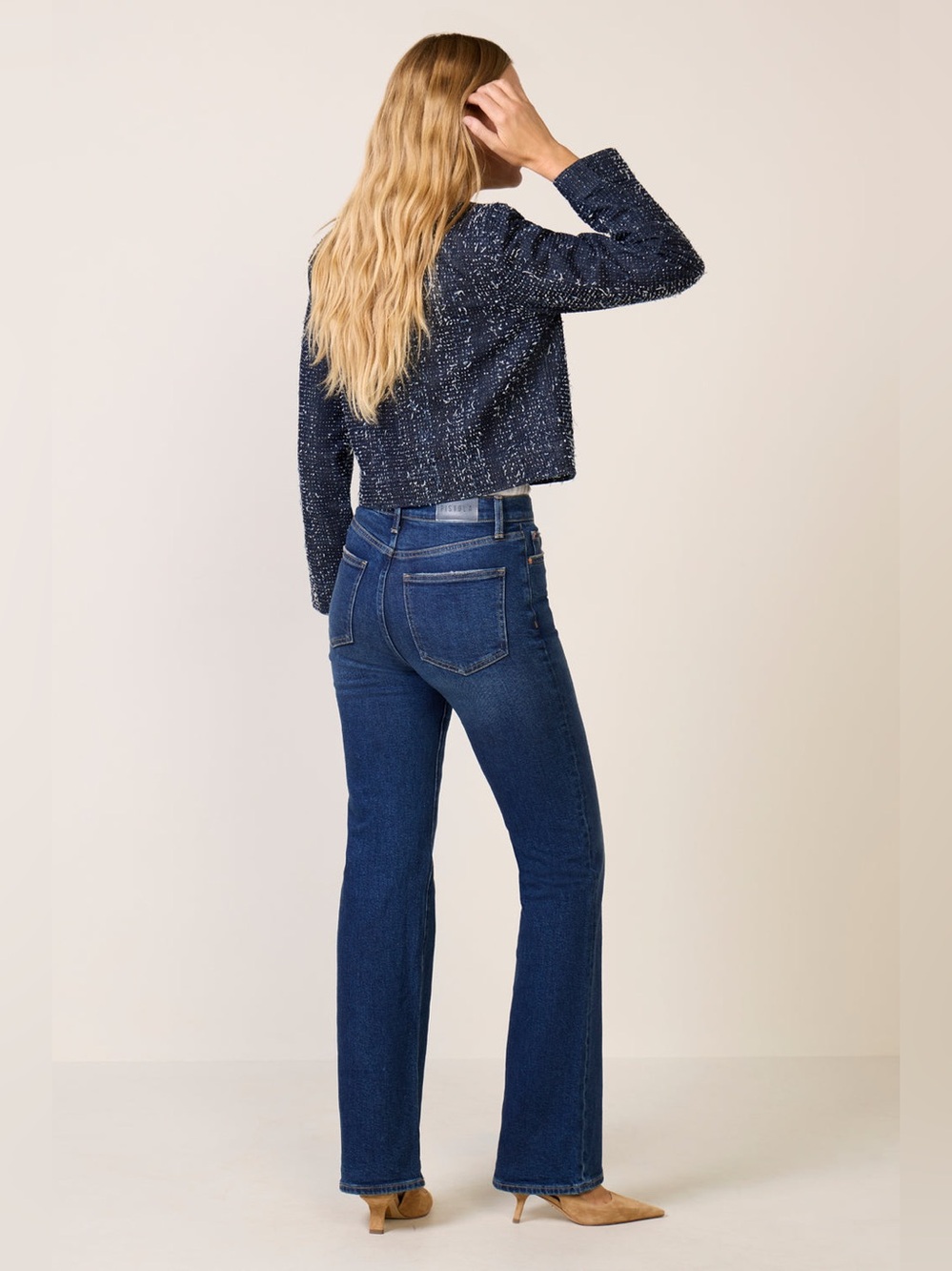 Pistola Evie High Rise Slim Bootcut Jean 24 00 Penthouse blue stretch high rise - Picture 4 of 15